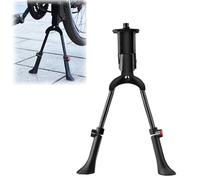 KHDWOB Bike Kickstand for Raleigh Redux iE 2018, Center Mount Bicycles Double Leg Kickstand Adjustable Aluminium Alloy Non-Slip for 24, 26, 27.5, 29 Inch Mountain