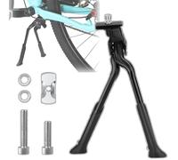 KHDWOB Bike Kickstand for Specialized Turbo Tero 3.0 2023, Center Mount Bicycles Double Leg Kickstand Adjustable Aluminium Alloy Non-Slip for 24, 26, 27.5, 28 Inch Mountain