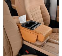 KHDWOB Car Center Console Cover for Subaru XV Outback Legacy, Memory Foam Armrest Pad with Side Storage Pockets Comfortable Water-Resistant for Cars & SUVs,C