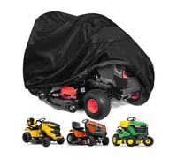 KHDWOB Riding Lawn Mower Cover for John Deere X300 Select (I generation) X320 2006 - 2015, 210D Waterproof Outdoor Garden Ride-On Tractor Cover with Elastic Hem & Storage Bag for All Season/Weather