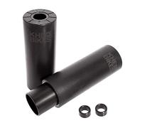 KHE 2ND PRO BMX Pegs CrMo Core with Nylon Fibreglass for 10 mm + 14 mm Black Pair - W106