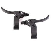 KHE Prism BMX Brake Levers Pair 6061 Aluminium Cold Forged 2-Finger Black