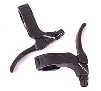 KHE Radius BMX Brake Lever Pair Aluminium Folding Hinge Cold Forged 2-Finger 164 g