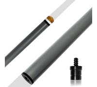 KHEALING Carbon Fiber Pool Cue Shaft - 100% Carbon Fiber Billiard Cue Front, Compatible with Playing/Break/Jump Cues, 737mm with Protective Foam (Grey, Radial Pin-11.8mm)