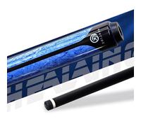 KHEALING Carbon Fibre Billiard Cue, 11.8mm Head, 17.5-17.6oz (without weighted screws), Billiards, 1/2 Handmade Straight, Suitable for Ball Games/Black Eight, Nine-Ball