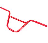 KHEbikes BMX Handlebar, 9 Inch, Red, HiTen Steel, 720 mm Width, 228.6 mm Height, 2° Upsweep, 11° Backsweep, 22.2 mm Clamp
