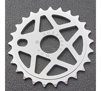 KHEbikes KHE BMX Chain Ring 25 Teeth 7005 Aluminium Matt Silver Thickness 5 mm CNC Only 54 g