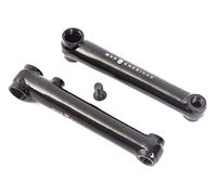 KHEbikes KHE MVP BMX Crank Arms 48T 4130 CrMo for 19 mm Axle 165 mm Pair Black Only 576 g