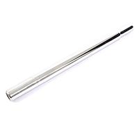 KHEbikes Prism BMX Seat Post, 330 mm, 25.4 mm, High-Strength HiTen Steel, Chrome Silver, 228 g