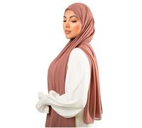 KHELANI Premium Chiffon Hijab Set for Muslim Women | Light Weight and Non Slip Islamic Head Scarf Shawl, Wrap with Matching Under Cap