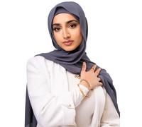 KHELANI Premium Chiffon Hijab Set for Women | Lightweight Non-Slip Muslim Head Scarf with Matching Undercap | Luxury Soft & Elegant Chiffon Hijabs UK Wrap with Matching Tube Cap
