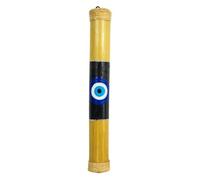 Kheops International Bamboo Painted Rainstick - Evil Eye, Large, 11-inch Length x 8-inch Width (31284)