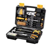 KHfgDHG 50pieces Hand Tool Kit CR-V&S2 Material for Professional Car Repairing Ratchet Socket Wrench Set with Bit Socket