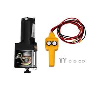 KHfgDHG Engine Hoists 12V DC Electric Winch 1300kg Pulling Force Motor Waterproof Kit With Wired Control For Off-Road Lifting Crane and traction hoist