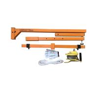 KHfgDHG Engine Hoists Air Conditioning 10/15/20m Lifting Tool Self-Locking Folding Crane Manual Winch Assembly Installation Stainless Crane and traction hoist(20m rope)