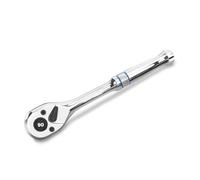 KHfgDHG Torque bar 3PCS Drive Ratchet, 1/4", 3/8", 1/2" 90-Tooth Quick-Release Wrench Reversible Made Full Polished Adjustable Torque Wrench(3 8)