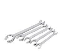 KHfgDHG Torque bar 6-28MM Oil Pipe Flare Nut Wrench - Double Head Spanner, Torque, Mirror Hand Tool,Open-end Brake Adjustable Torque Wrench(13-14)