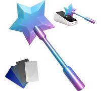 KhgFov Credit Card Wand, Star Magic Wand Card Holder for Contactless Payment, 3D Printed Wand Tap to Pay for Cosplay Events and Magic Shows, Card Payment Wand for Everyday Shopping and Gift Giving