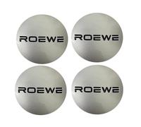 KHGFRX 4 Pcs Car Hub Centre Caps, for Roewe E50(OD:56.5 MM,ID:52 MM) Wheel Tyre Center Dustproof Anti-Rust Waterproof Trims Styling Accessories