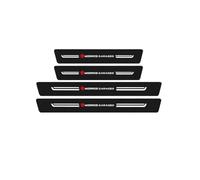 KHGFRX 4Pcs Car Carbon Fiber Kick Plates, for MG MG3 Door Sill Pedal Anti-Slip Anti Scratch Protector Styling Sticker Accessories