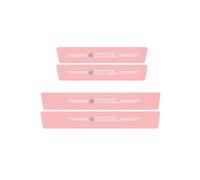 KHGFRX 4Pcs Car Carbon Fiber Kick Plates, for MG MG6 Door Sill Pedal Anti-Slip Anti Scratch Protector Styling Sticker Accessories