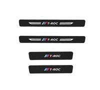 KHGFRX 4Pcs Car Carbon Fiber Kick Plates, for T-anc 2025 Door Sill Pedal Anti-Slip Anti Scratch Protector Styling Sticker Accessories
