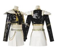 KHHK Demon Costume Huntt for Adult Kids Girl, Ruumi Miira Zooeyy Pop Golden Song Warriors Cosplay Dress Up Costumes for Halloween Christmas Outfits Carnival Party (Kid-C,140)