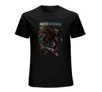 Khian SOON GZA Liquid Swords Short Sleeves Men's Summer T-Shirt Black M