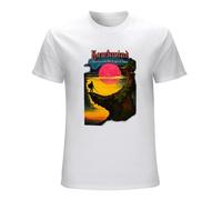 Khian SOON Hawkwind Warrior On The Edge of Time Short Sleeves Men's Casual Shirt White L