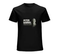 Khian SOON Peter Gabriel Profil E Summer 2003 Tour Short Sleeves Men's Cotton Shirt Black L