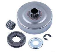 KHIronHive 0.325" P-7 Rim Sprocket Clutch Drum With Needle Bearing, Washer, E-Clip And Spacer For Chainsaw Models MS170, MS180, 017, 018, 021, 023, 025, M50, M51, M10, M30, M1123, 640, 2003