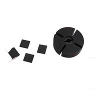 KHIronHive 1/2 Inch Heater Rotor Kit With 4 Vanes And Insert For DESA For Reddy For Remington Master Knipco For Multi Brand Replacement Black Precise 5.4x5.4x1.5cm Fit For Power Tools Workshop