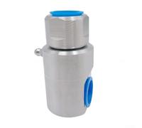 KHIronHive 1/2 Inch Hose Swivel For FXF, 304 Stainless Steel 90-Degree Rotating Fitting With Grease Nipple, For Home And Industrial Steel Reel Systems
