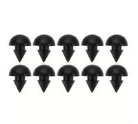 KHIronHive 10 Pack Black Rubber Cushioning Pads For RVs And Campervans, Anti-Slip Bumpers For 4.5mm To 5Mm Holes, Scratch Prevention Sealing Gaskets For Caravan Lids And Covers