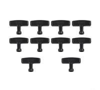 KHIronHive 10 Pack Recoil Pull Starter Handle For Honda For GX200 GX240 Lawnmower Generator Black Plastic Rope Start Grip Accessory Easy Install 72Mm X 52Mm X 19Mm Hole 7Mm
