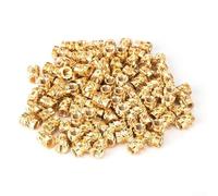 KHIronHive 100 Pcs Brass Threaded Insert Nuts M2.5 Self-Clinching Knurled Internal Heat Set For 3D Printer For Pla ABS For Petg Injection Molding Hardware Fasteners(M2.5 * 4 * 3.5)
