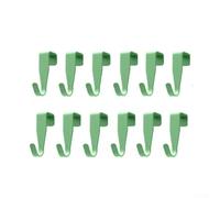 KHIronHive 12 Pack Carbon Steel Back-Hanging Colored Hooks For Organizing Small Tools, Heavy Duty Over Door Hangers With Smooth For Surface, No Installation Required For Home Workshop Garage Storage