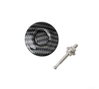 KHIronHive 2Pcs Push Button Quick Release Hood Pins Lock Kit, 30Mm Aluminum Bonnet Catch With Screws, Car Bumper Fastener For Secure Engine Bay, Drilling Required, Multiple Colors(Carbon Fiber)