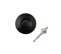 KHIronHive 2Pcs Push Button Quick Release Hood Pins Lock Kit, 30Mm Aluminum Bonnet Catch With Screws, Car Bumper Fastener For Secure Engine Bay, Drilling Required, Multiple Colors(Black)