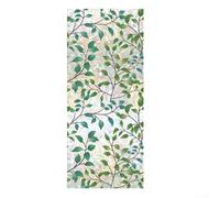 KHIronHive 3D Leaf Window Privacy Film With Rainbow Effect, Static Cling UV Protection Glass Sticker For Home Decor, No Glue Removable PVC Decal 100X43cm(43 * 100cm)