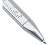 KHIronHive 3Pcs Vernier Caliper Ballpoint Pen Set, Multifunction Measuring Tool With 0.5mm Gel Ink Refill, Smooth Writing Rollerball For Office, School, Woodworking And Home Use(Blue)