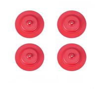 KHIronHive 4Pcs Toilet Tank Inlet Valve Repair Kit Silicone Replacement Washer For Korky 528/528MP/528T Series And For TOTO Models, Red Gasket Set For Bathroom Plumbing Fixtures