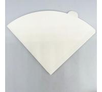 KHIronHive 50pcs White Wood Pulp Conical Coffee Filter Paper for V60 Dripper Models V01/V02 Ear Tab for Pour Over Brewing Natural Filtration for Clean Taste(V01)