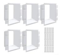 KHIronHive 5PCS Electrical Outlet Box Extender, Flame Retardant PA Material For 4-Inch Square Boxes, Extend Up To 1-1/2 Inches, Easy Install For Outlets Switches GFCI