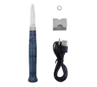 KHIronHive 5V USB Soldering Iron With Indicator Light, Portable Electric Heating Pen For BGA Repair, 3D Printing For PLA ABS, Quick Heat Rework Tool, Blue(USB Soldering Iron)