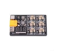 KHIronHive 6-in-1 1S For LIPO LiHV Battery For CHARGER Board, 12A Dual Voltage 4.20V/4.35V With USB Output, Digital Display For RC Aircraft, For XT60 And 2-6S Input