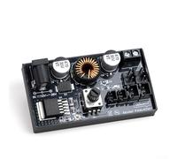 KHIronHive 60W DC Fan Controller Hub For 2/3-Pin For PWM Fans, 12V PC Case Cooling Control With Manual Knob, Dual Power Supply Via For SATA Or DC Adapter, Supports Up To 5A Output