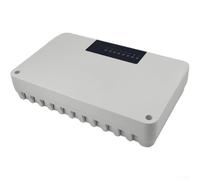 KHIronHive 8 Zone Central Heating Controller Smart Hub For Floor Heating System With Pump Valve Actuator Control 100-240V AC 8 Circuit Junction Box White