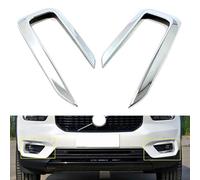 KHIronHive ABS Chrome Front Fog Light Lamp Cover Trim For Volvo XC40 2018-2022, Easy Install Decorative Frame Molding, Smooth Finish Exterior Car Styling Accessories