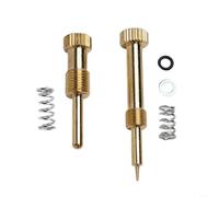 KHIronHive Air Fuel Mixture Screw And Idle Speed Adjustment Screw For Mikuni VM22 Carburetor Extended Brass Metal Replacement For YBR 125 2005-2014 Longer Design Easy Tuning For Motorcycles Precise
